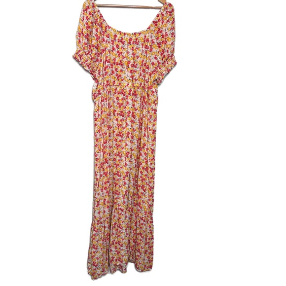 SONOMA Maternity Goods for Life Floral Maxi Dress Smocked Waist Puff Sleeve Midi - Picture 13 of 16